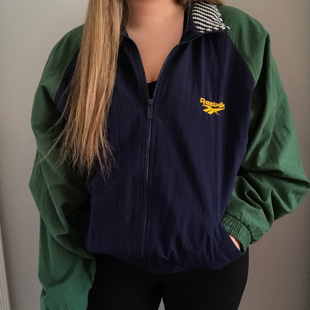 Vintage Men’s Reebok Windbreaker Zip Up